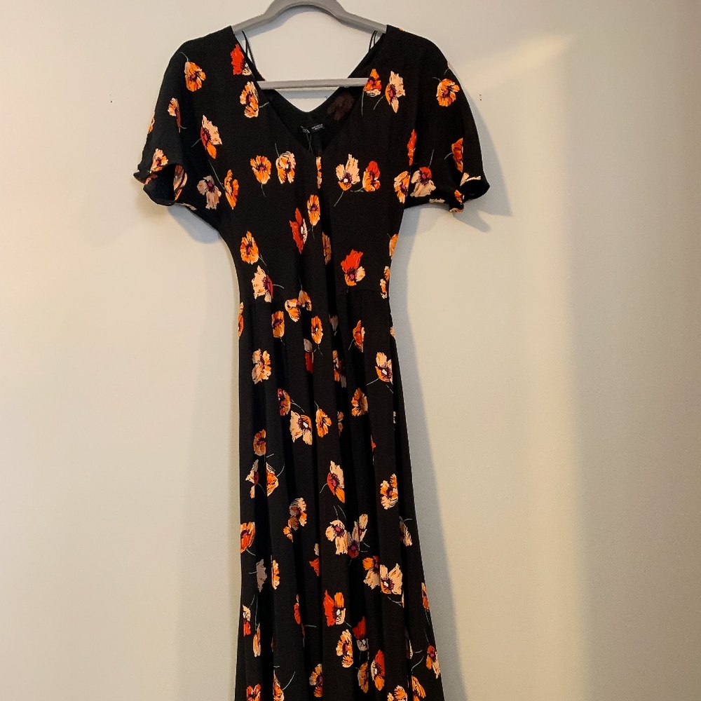 Zara never worn floral Maxi